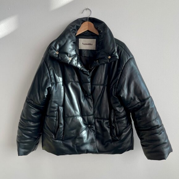 NANUSHKA FW20 Vegan Leather Puffer Coat [SIZE S]